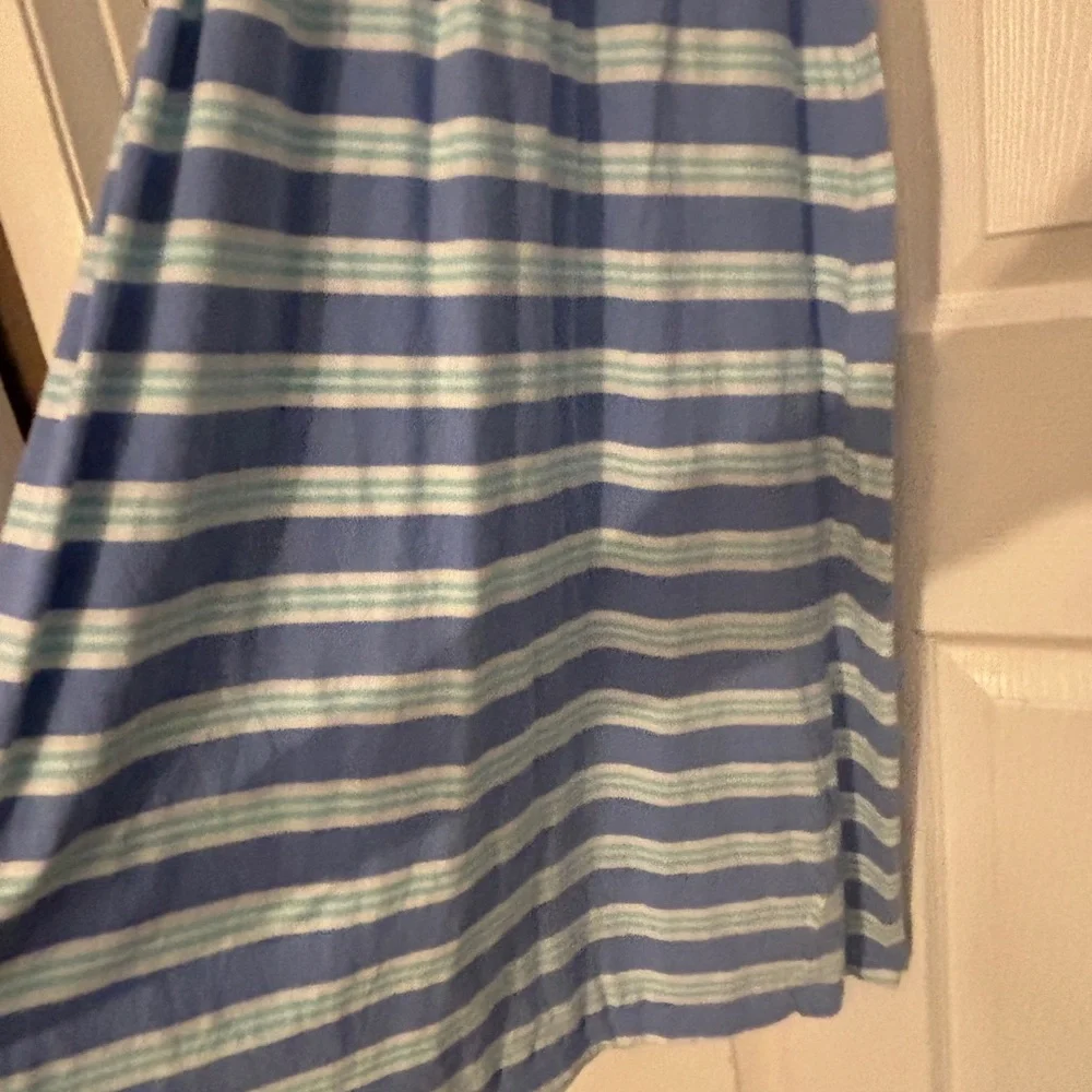 Gymboree Blue and White Striped Cotton Maxi